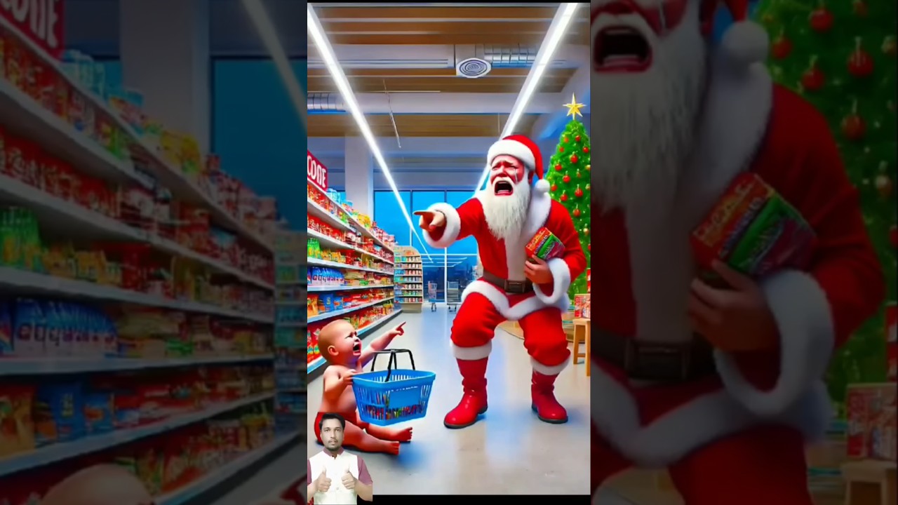 Evolution of 😺 Santa Clos With Baby Shopping Mall Evolution of Cat Amzilky99#cat#cute #love #shorts