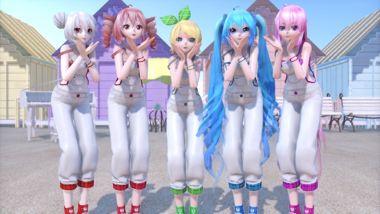 【MMD】Whimsical Mercy - Painter TDA Miku, Luka, Teto, Tei, Rin HD 1080p