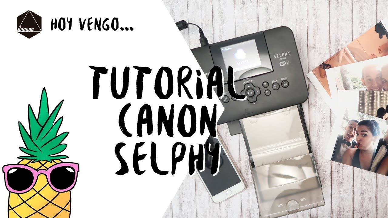 Tutorial Como imprimir con la Canon Selphy (versión 2017)