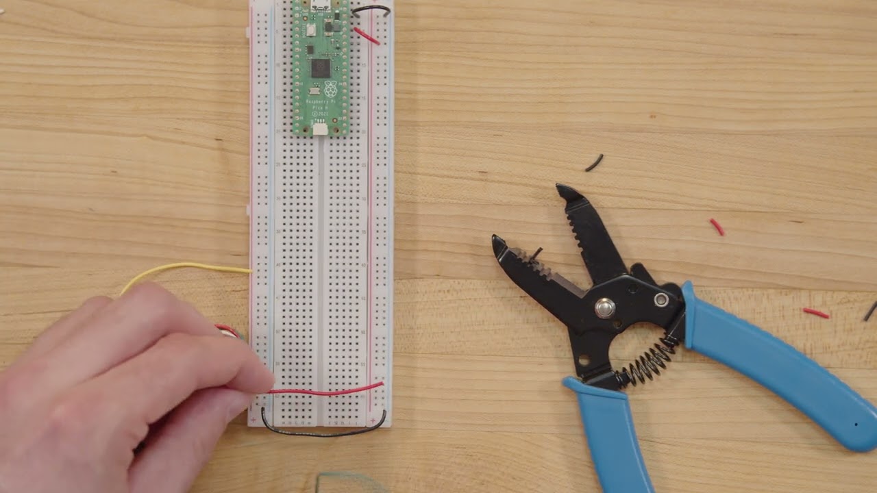 Использование Raspberry Pi Pico H на макетной плате