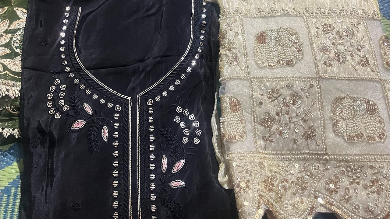 Aaj ka collection sara party wear tha vo bhi bahut kam range ke sath 