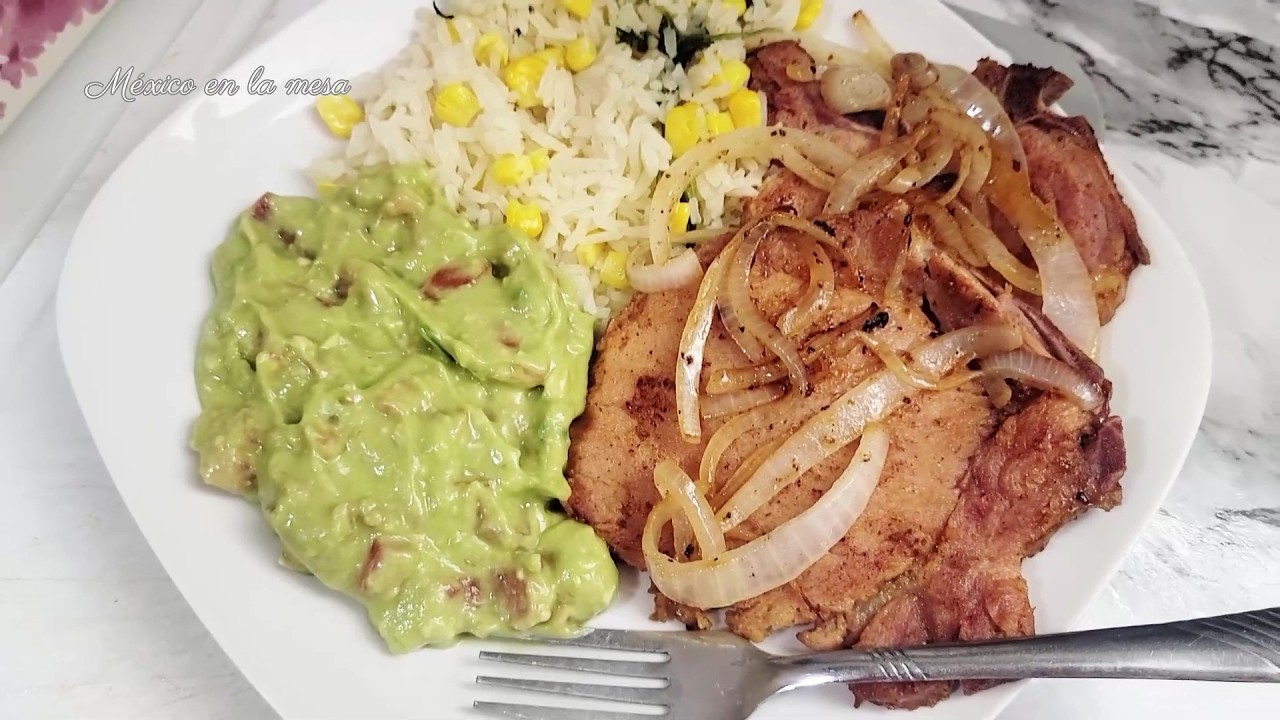 Arroz Blanco Con Chuletas | México en la mesa