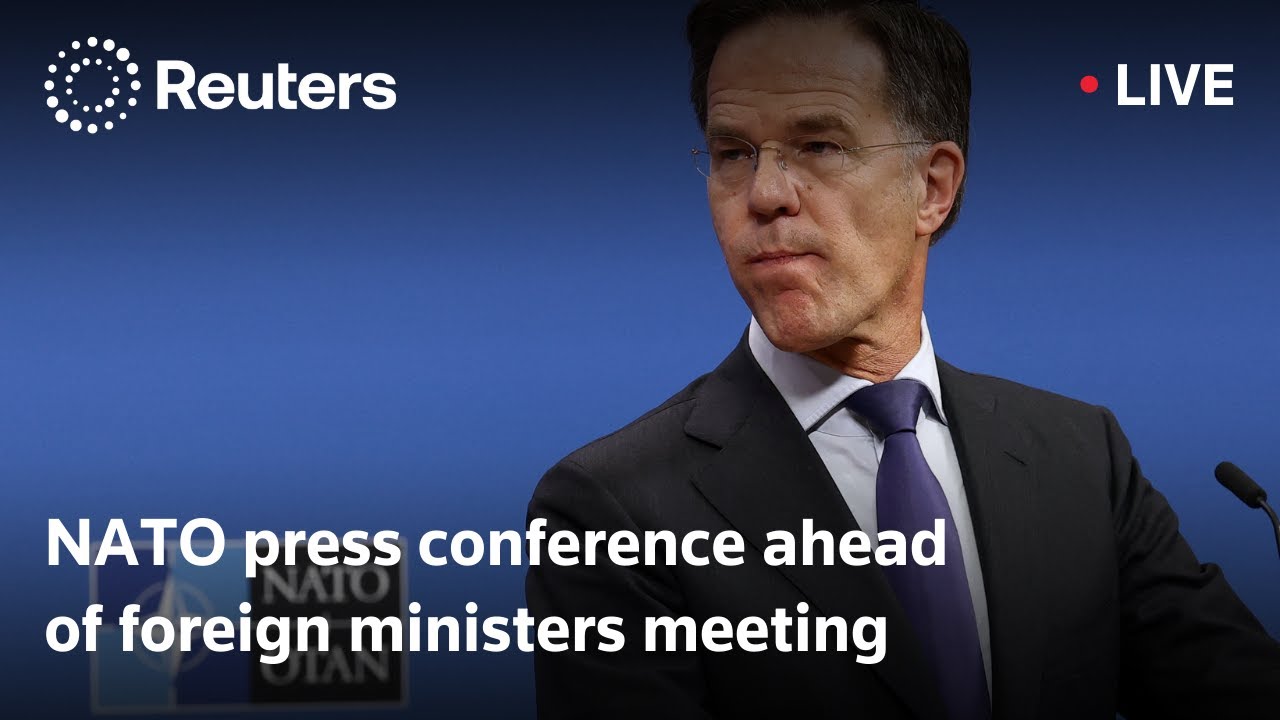 LIVE: NATO press conference ahead of foreign ministers meeting