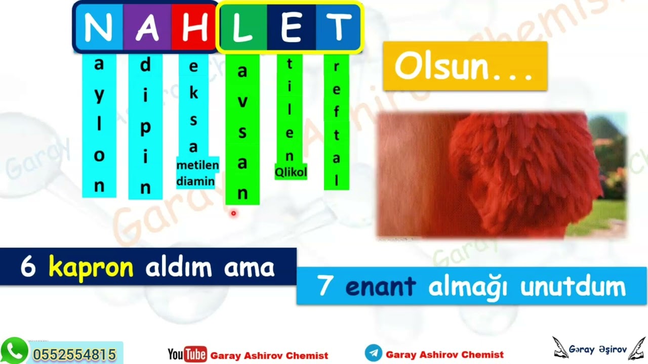 Polimerler ve lifler bu qeder asan imiş⁉️ saatların problemi bir deqiqədə⁉️