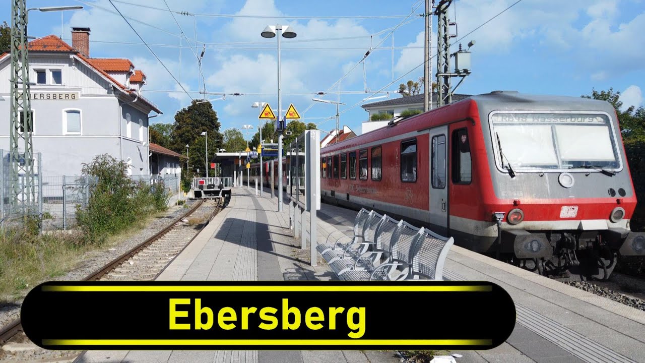 S-Bahn Station Ebersberg - Munich 🇩🇪 - Walkthrough 🚶