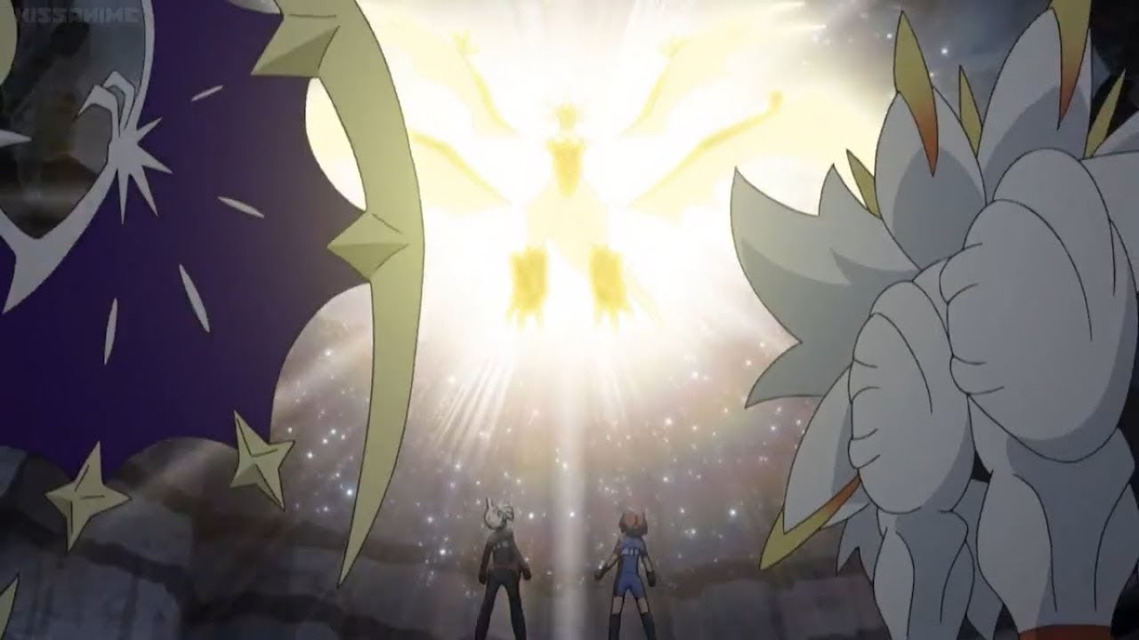 Necrozma Vs Ash's Team & Solgaleo & Lunala 【AMV】 - Catch Fire
