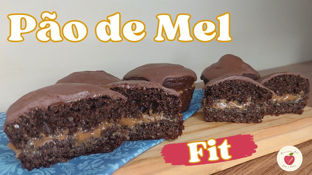 Você Nunca Comeu um Pão de Mel Fit Assim! 🍯🍫
