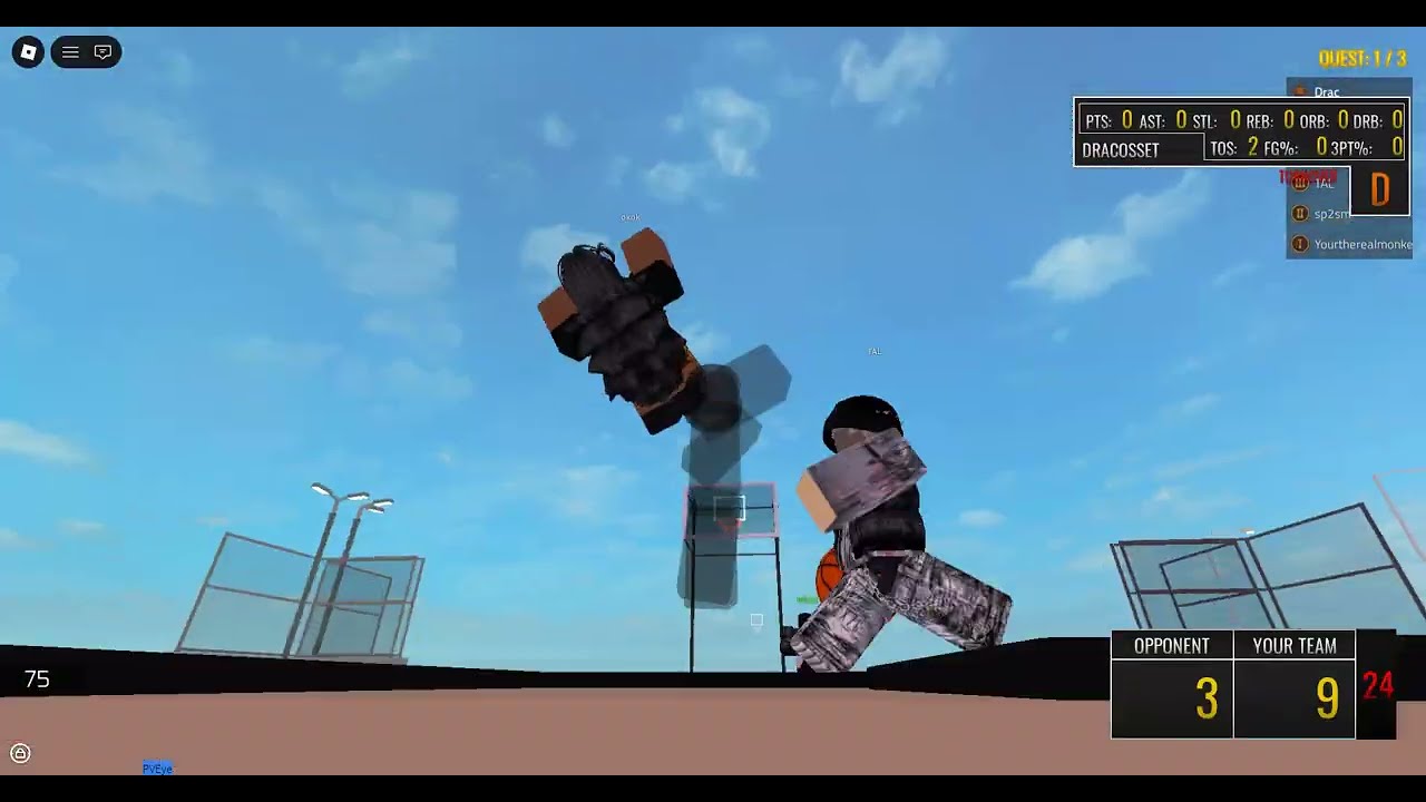 STREETBALL 2v2 GAMEPLAY! |STREETBALL EAU