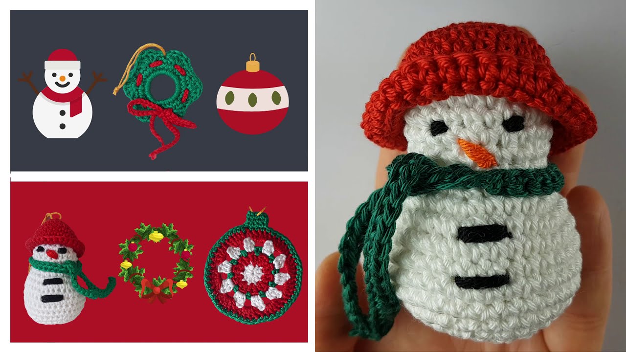 Sneeuwman haken: zo haak je een sneeuwpop.