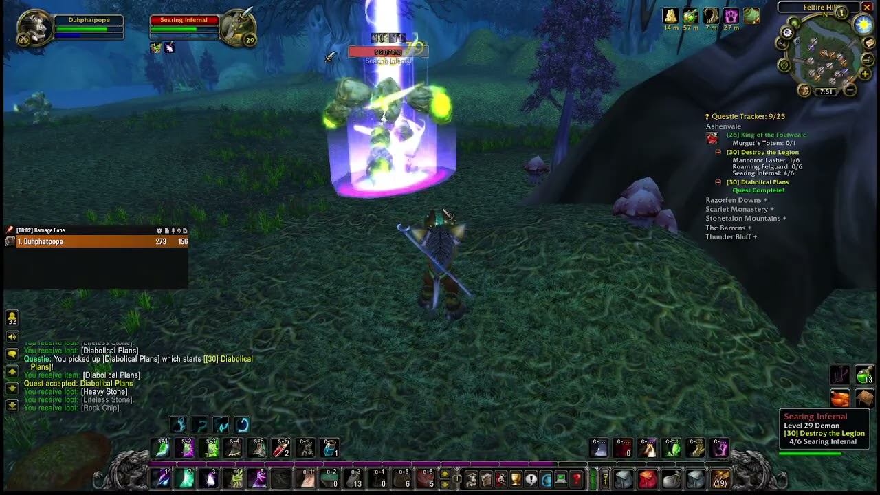 Church of Games Leveling in TBC Anniversary Livestream w/ Duhphatpope0 ep 22