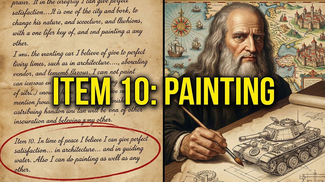 Leonardo da Vinci’s Resume: Why He Put Painting Last