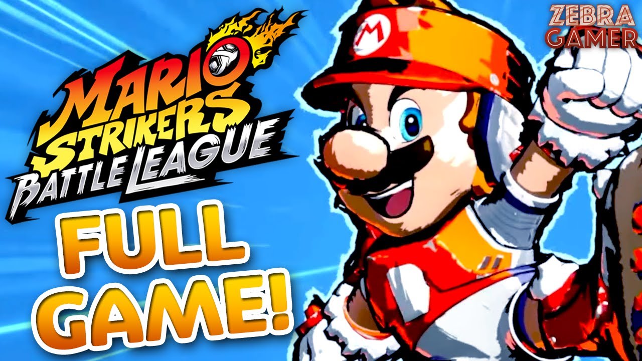 Mario Strikers Battle League Full Game Walkthrough!