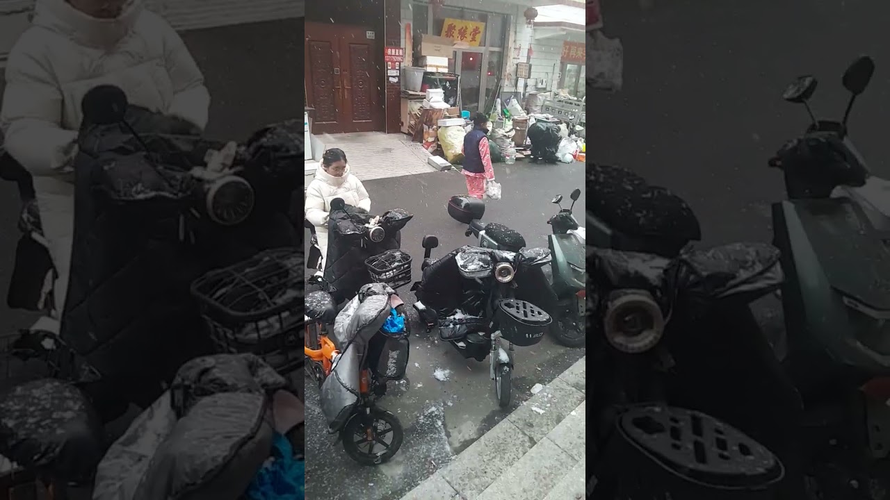 #snowfall in #Beijing #China #travel #viral #video 