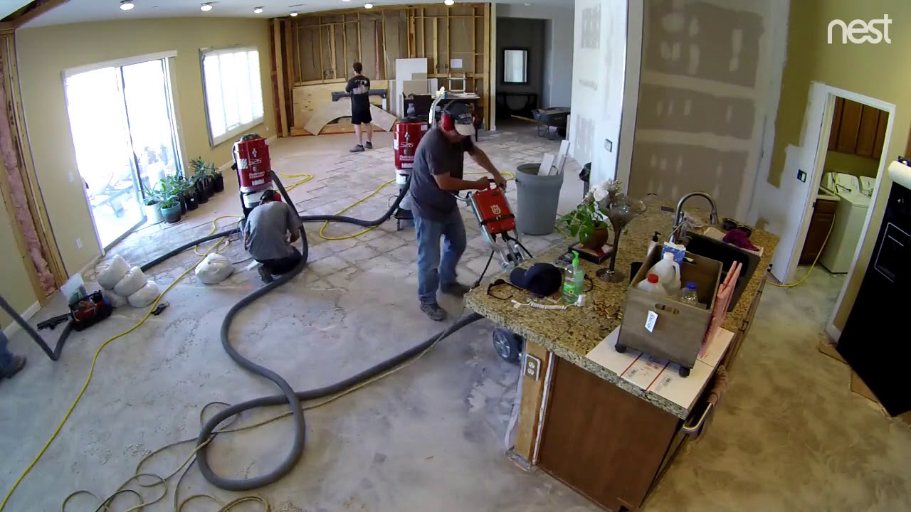 Dust Free Tile Removal Project Time Lapse