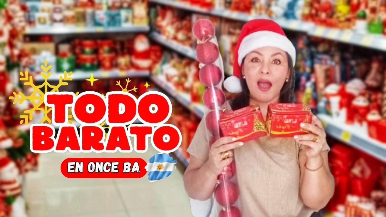 Así se ven los adornos navideños más lindos y baratos de Argentina