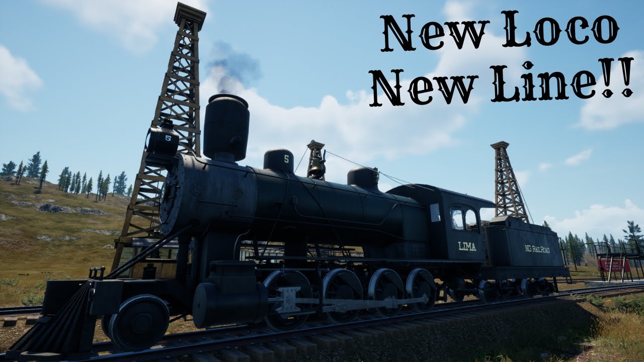 New Lima Loco On The New Line In RailRoads Online!