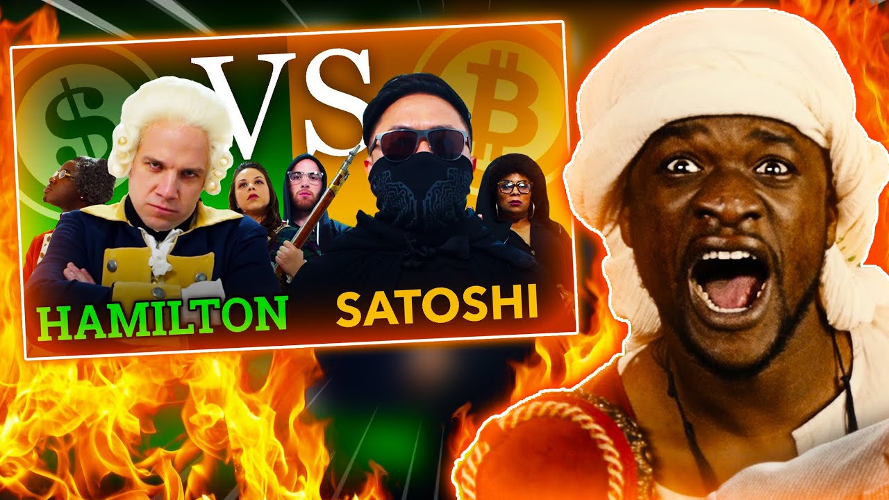 THIS IS FIRE! Bitcoin Rap Battle Debate: Hamilton vs. Satoshi feat EpicLloyd TimDeLaGhetto] REACTION