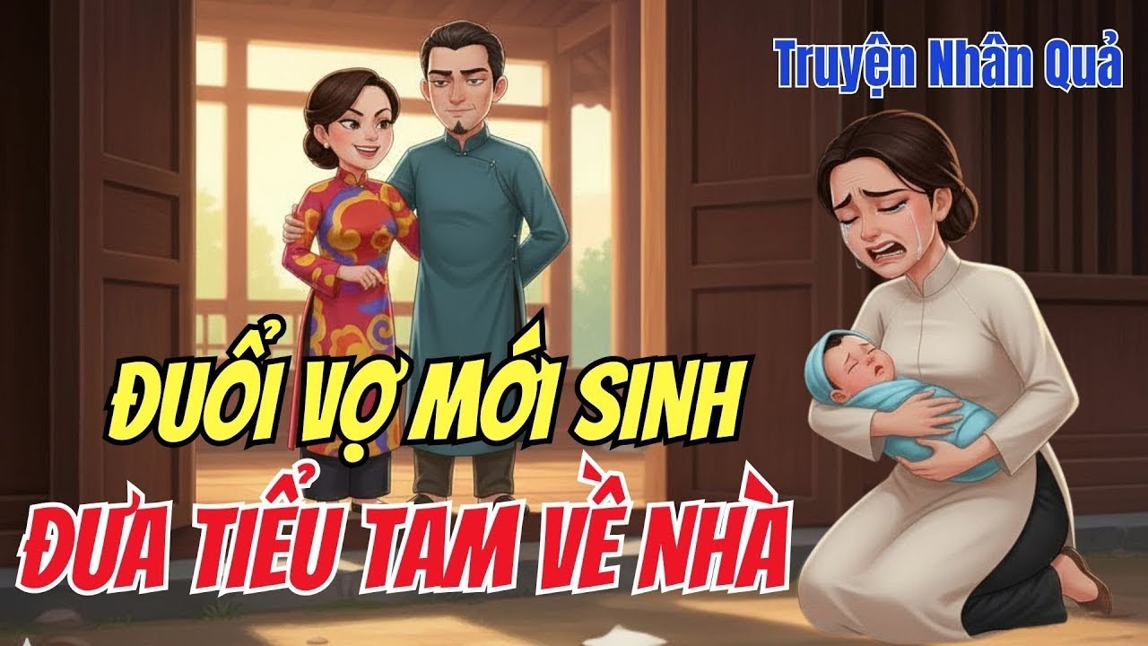 Đuổi Vợ Khỏi Nhà Khi Vừa Sinh Con, Chồng Đón Nhân Tình Về Ở – Quả Báo Nhãn Tiền Cho Kẻ Ngoại Tình!