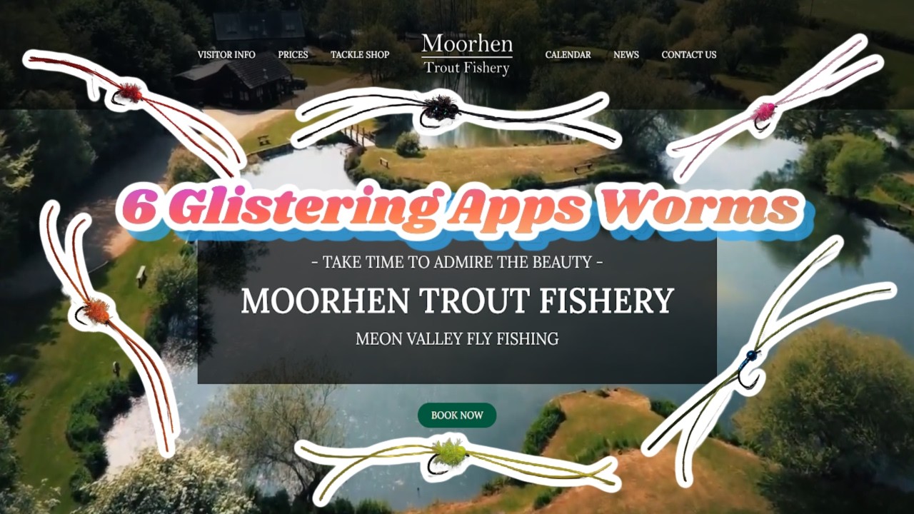 Moorhen Trout Fishery 🐳 Can I catch 6 Trout on 6 Glistering Apps Worms 🎣