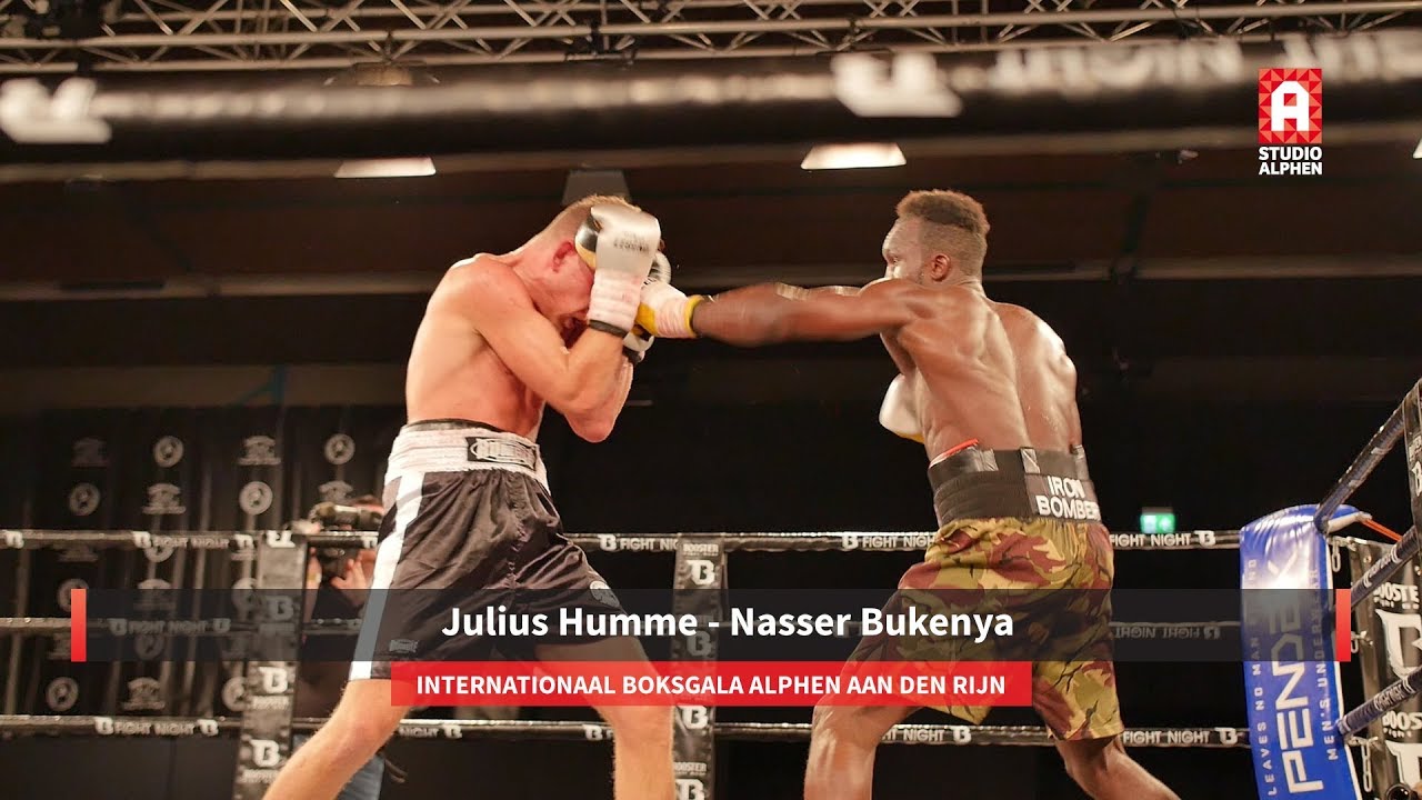 Boksgala Alphen: Julius Humme - Nasser Bukenya