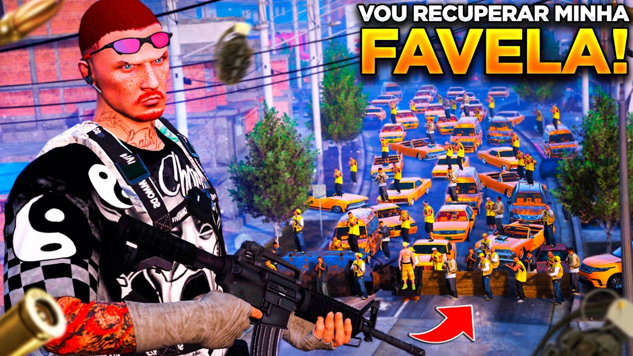 GTA V: VIDA DO CRIME | FUI SOZINHO!! VOU BATER DE FRENTE COM O BONDE DO SS E AMASSAR SEM DÓ!😡|EP#147