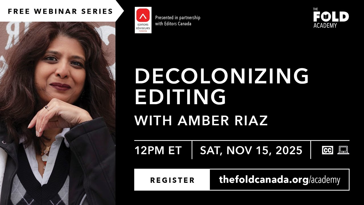 Decolonizing Editing with Amber Riaz | FOLD Academy 2025-2026