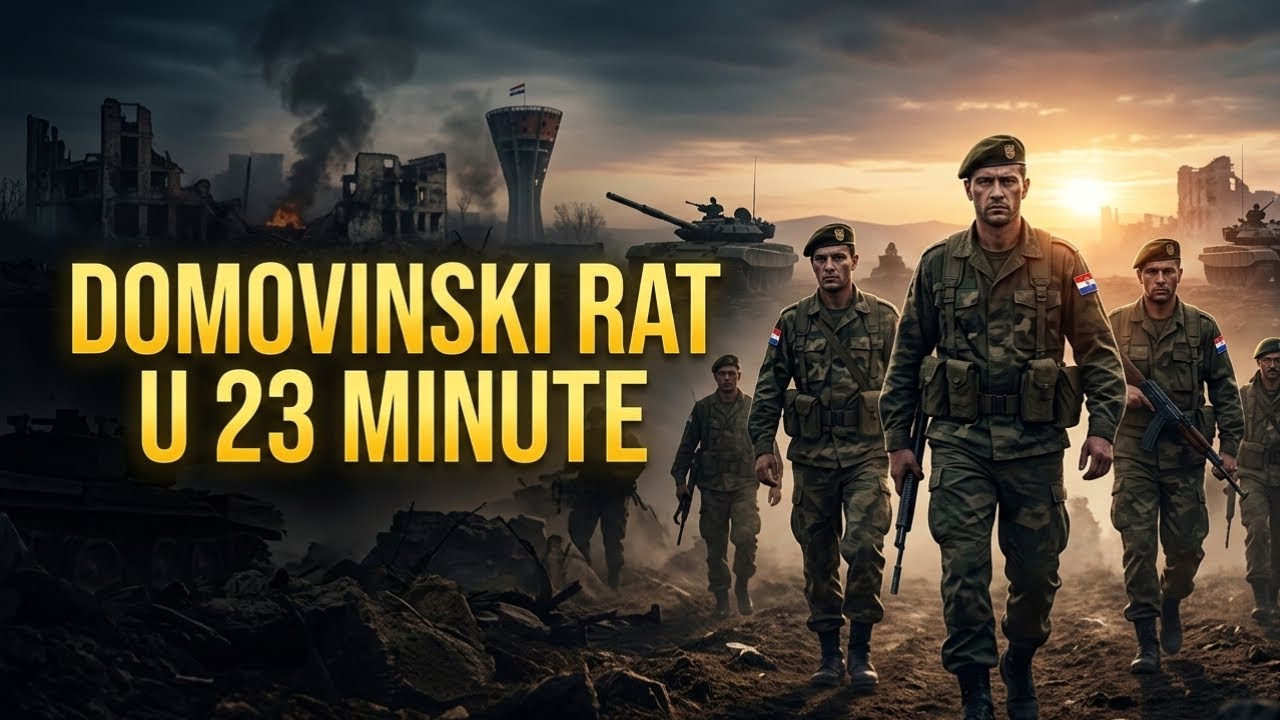 Ceo Domovinski rat u 23 minuta – Od prvog metka do Oluje!