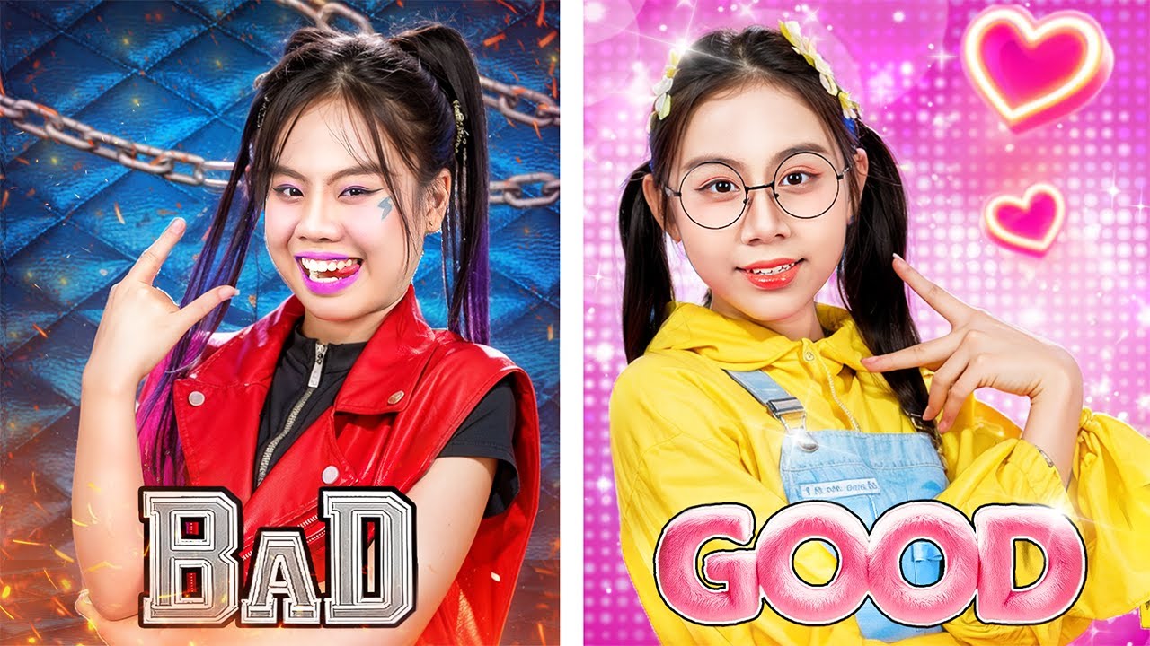 ¡Hermana Buena Vs Hermana Mala En La Escuela! ¿Quién Es La Buena Amiga?