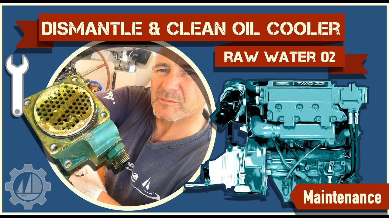 Cleaning and Servicing the Oil Cooler on the #VolvoPenta TMD22 #MarineDiesel Engine PT 02