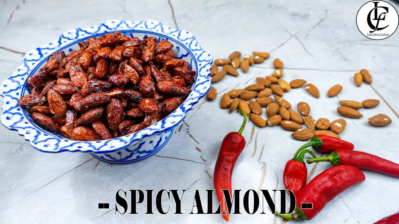 اول مرة على اليوتيوب وصفة خطيرة لوز معسل وبالحار 🌶️🌶️🌶️🌶️🌶️/ The Ultimate  Snack Sweet &Spicy Almond