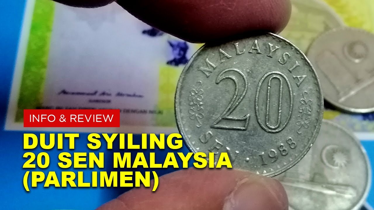 💲Duit Syiling 20 Sen Malaysia (Parlimen) | 20 Cents Malaysian Coin (Parliament)