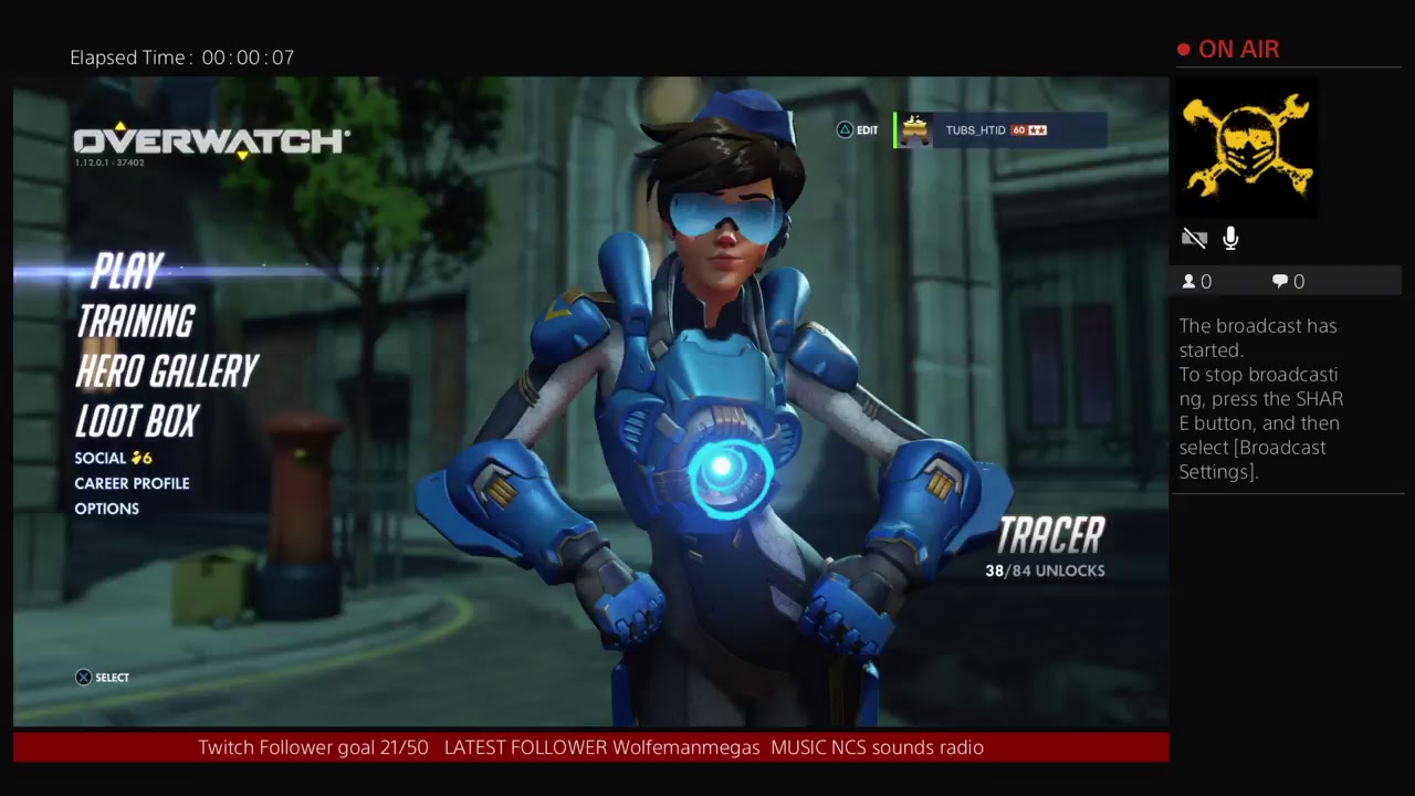 Overwatch Grind to Gm live on twitch