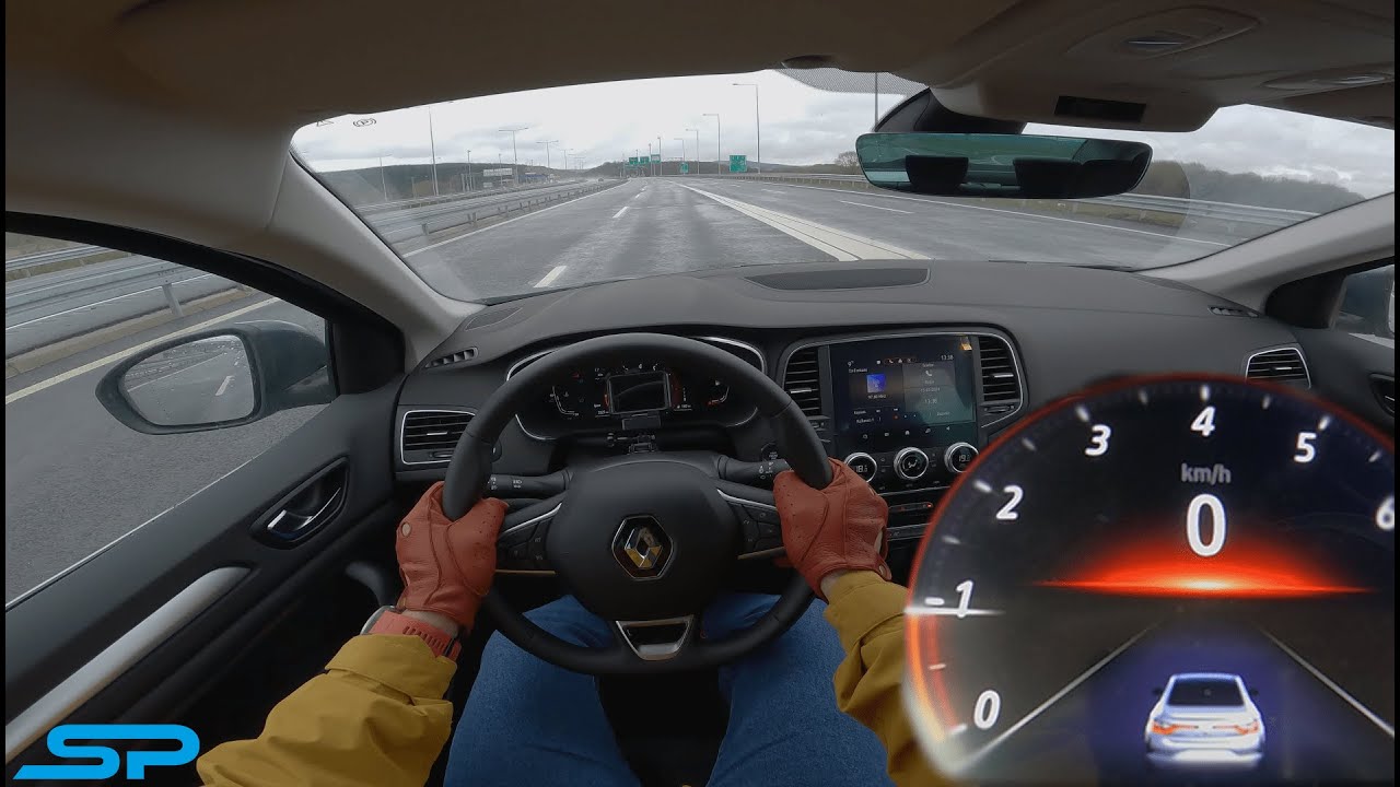 RENAULT MEGANE 1.3 Tce SEDAN 2023 года - тест-драйв от первого лица по автобану I 4K