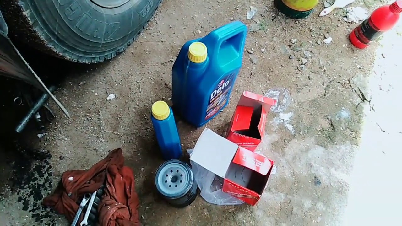 How to change oil the canter with tune up.