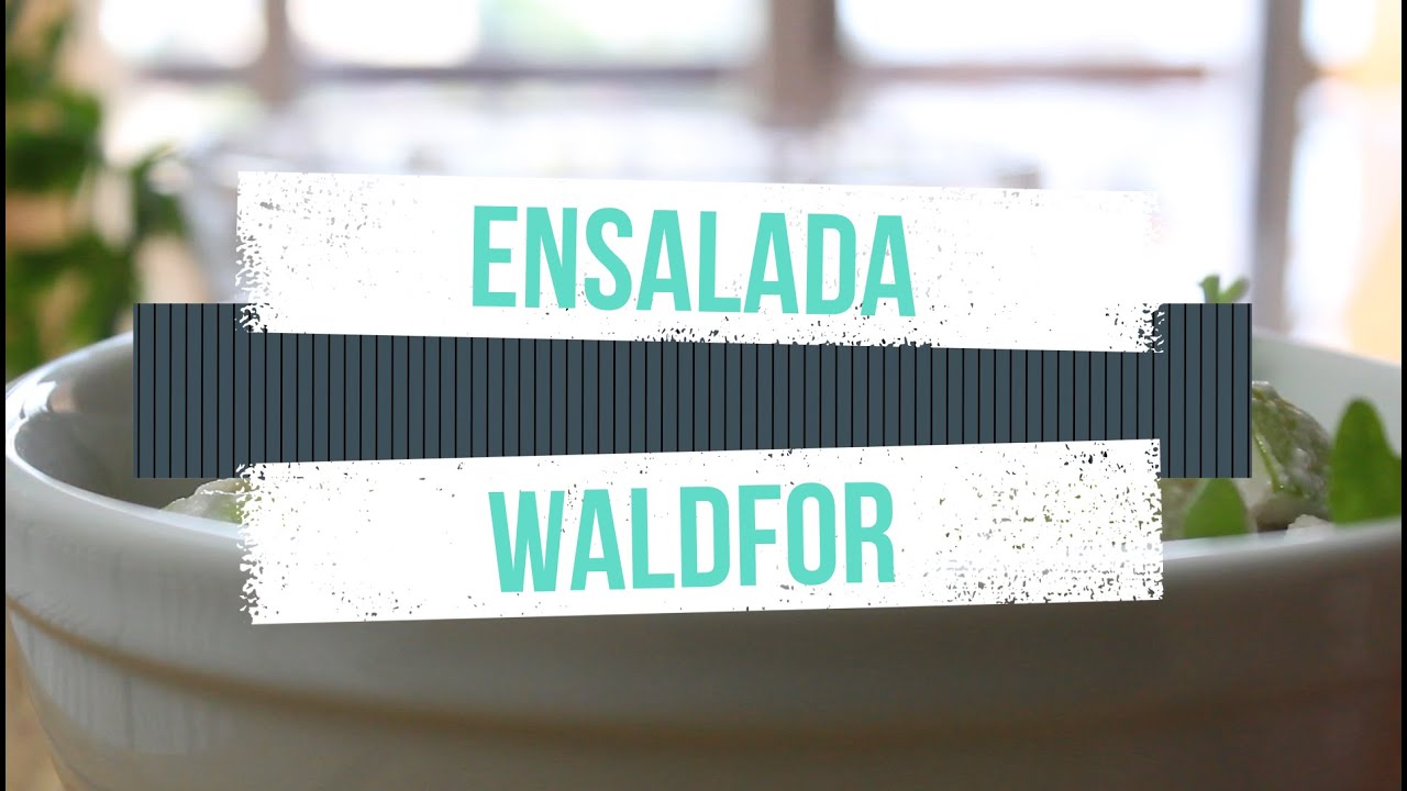 😉 ENSALADA WALDORF VEGANA  - 👉 Ensaladas Veganas Faciles 