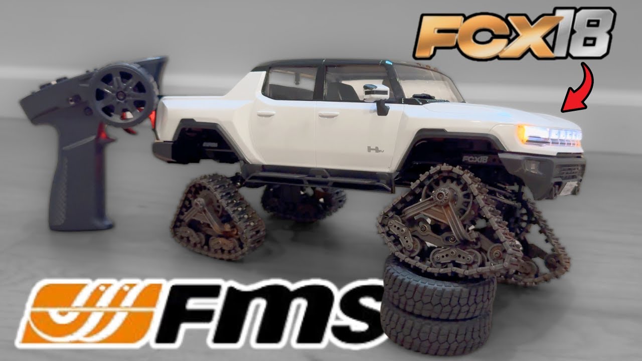 FMS 1/18 FCX18 Hummer EV — НОВЕЙШАЯ ВЕРСИЯ — ЭТО УДИВИТЕЛЬНО!
