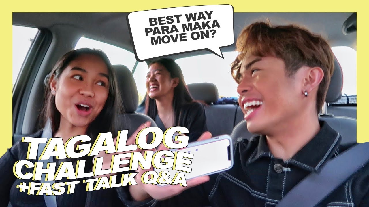 SPEAKING (MOSTLY) TAGALOG CHALLENGE + CAR Q&A | Josh Obliga