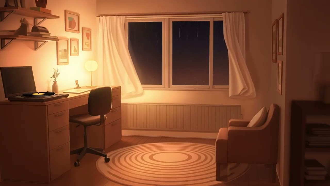 Cozy Room Lofi 🕯️ – Warm Chill Beats to Study, Read & Unwind