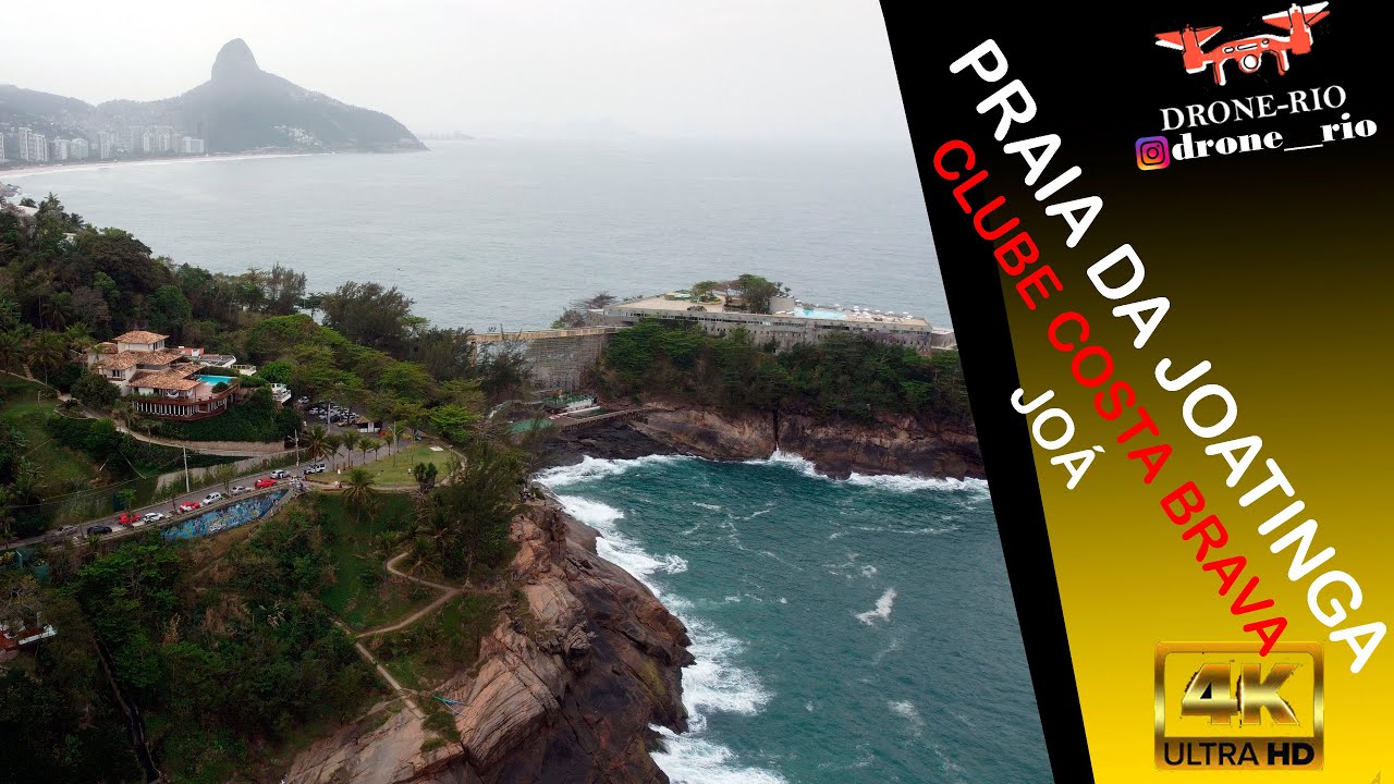 DRONE-RIO NA PRAIA DA JOATINGA, JOÁ, CLUBE COSTA BRAVA.