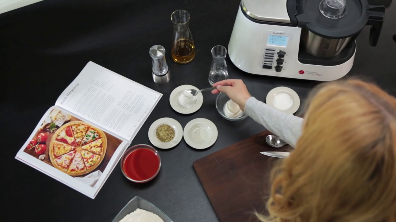 Pizza Margherita - Monsieur Cuisine Plus • reteta Bucataria Lidl