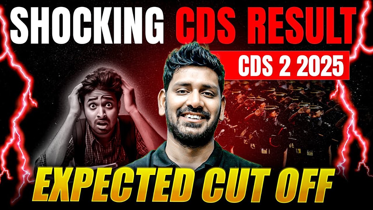 CDS 2 2025 Expected Cutoff | Shocking Result | Vishal Sir