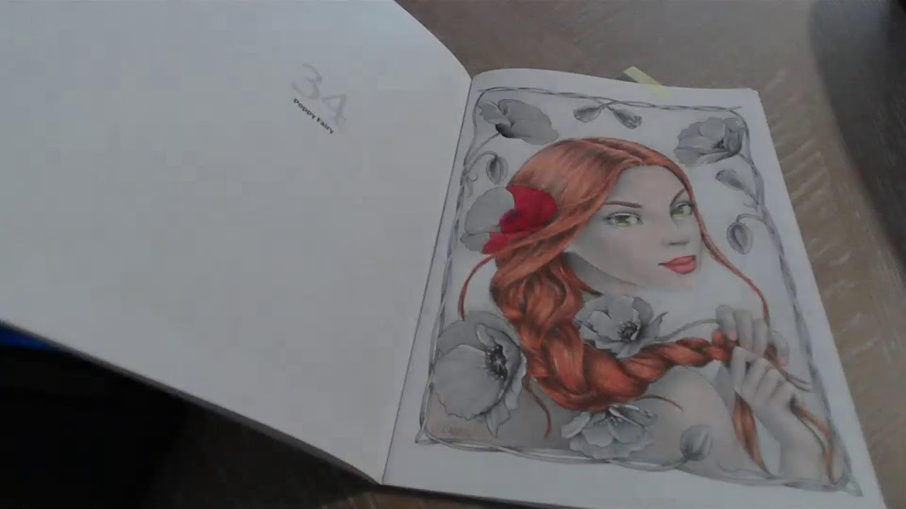 Livestream: Color and Chat in Colouring Heaven: Woodlands Fairies Special by Christine Karron