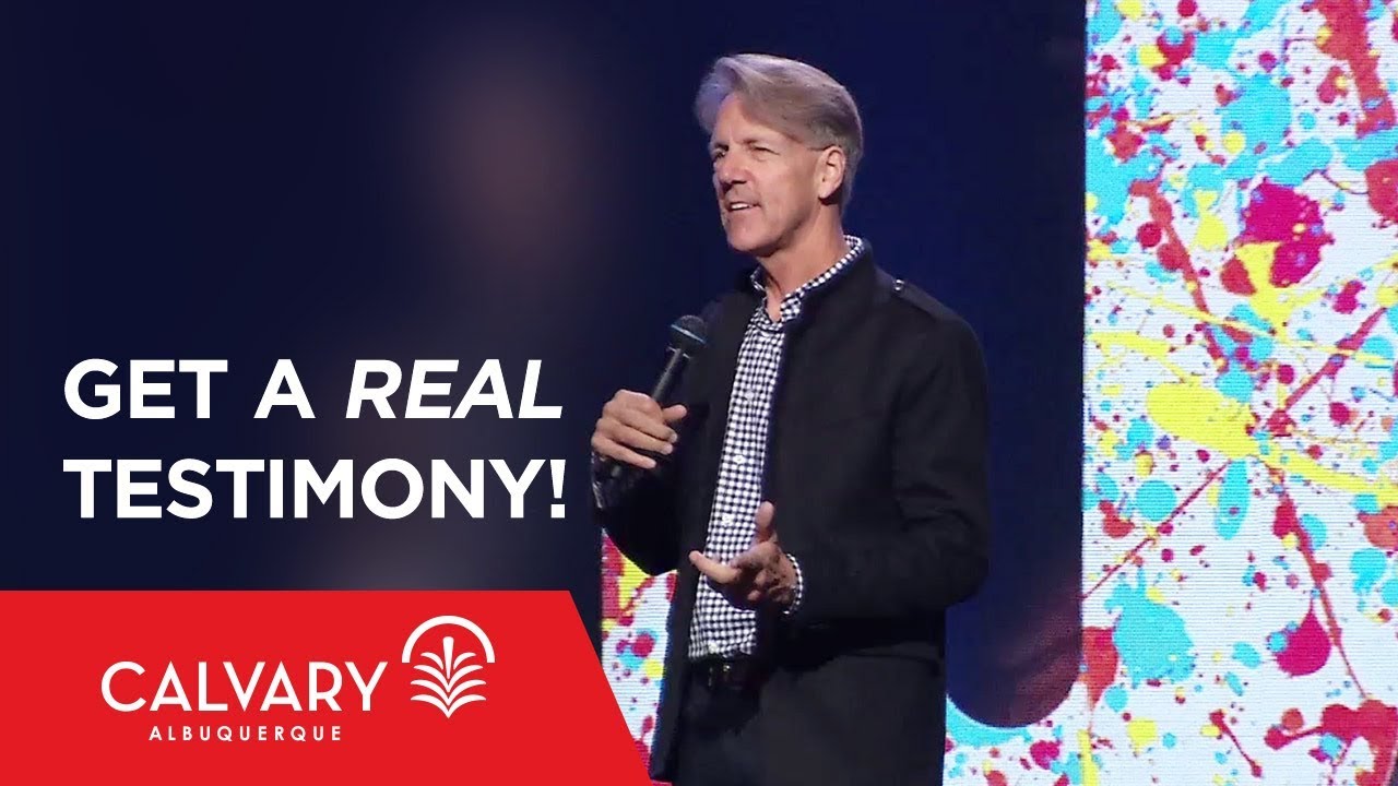 Get a Real Testimony! - Philippians 3:4-8 - Skip Heitzig