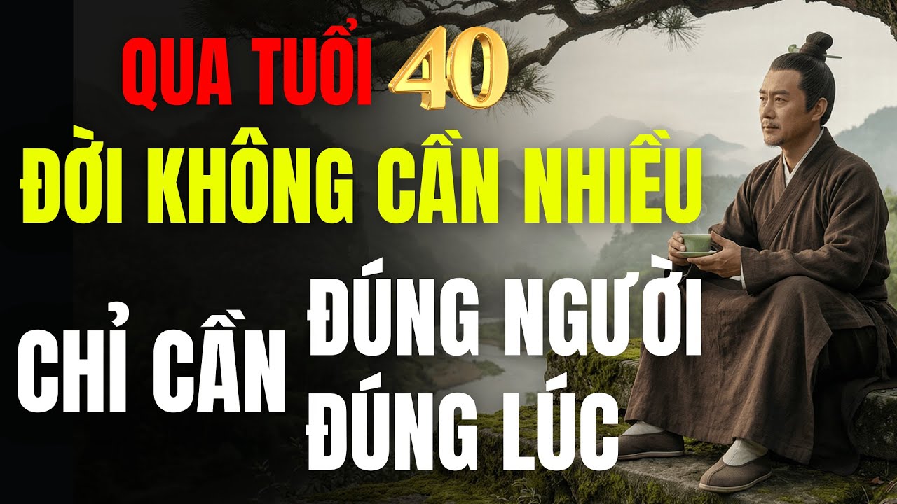 Tuổi 40 : Đời Không Cần Nhiều, Chỉ Cần Đúng Người Và Đúng Lúc