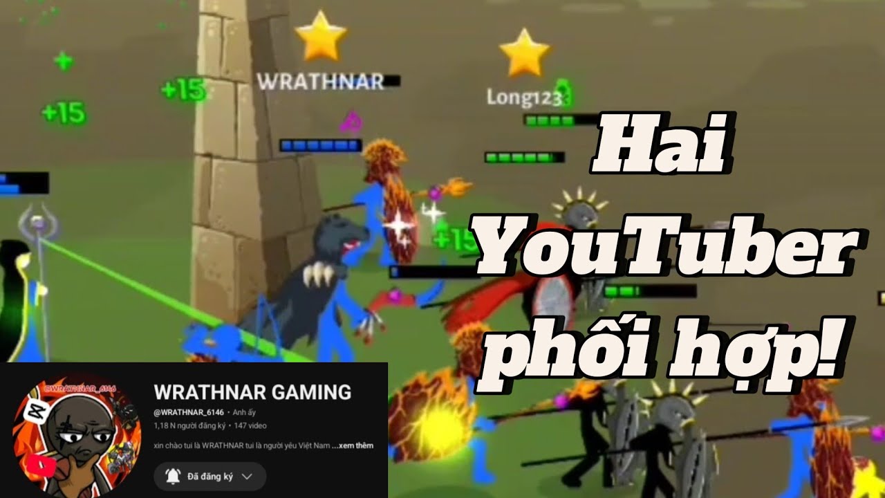 Tôi và @WRATHNAR_6146 phối hợp trong tử chiến 2v2 || Stick War 3: Saga #stickwar #stickwarsaga 