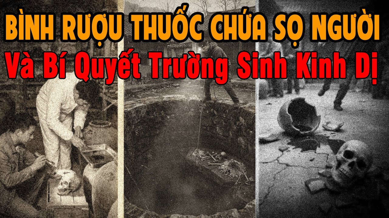 🔔 Kỳ Án Trung Quốc “Rượu  Ngâm Lâu Năm Mới Bổ” Bình Rượu Thuốc Chứa Sọ Người & Bí Quyết Trường Sinh