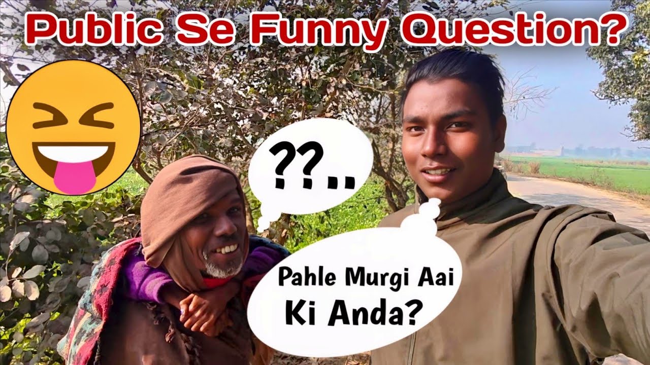 पहले मुर्गी आयी या अंडा? 🐓 Funny Vlog Video 😂 लोगो से सवाल? RajXLife Vlogs