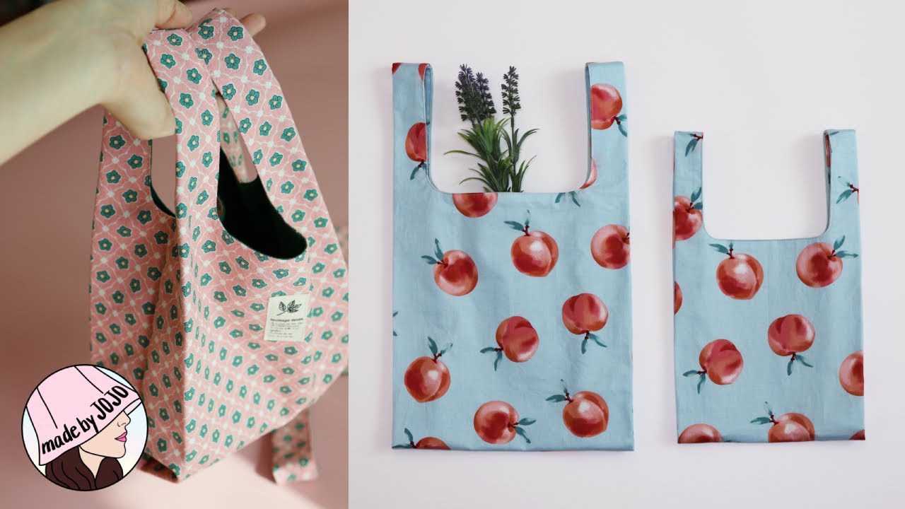 How to Make a Tote Handbag That Looks Like Plastic Bag l 5 Sizes PDF Patterns for Sewing