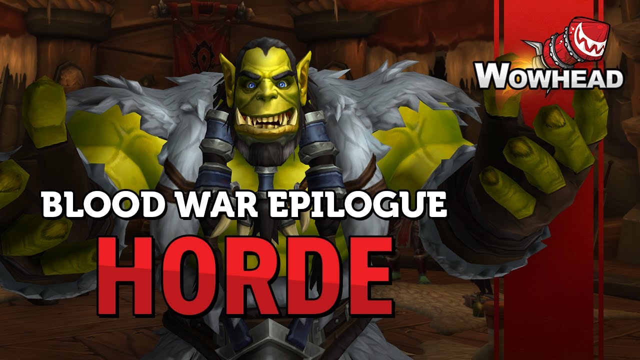 Blood War Epilogue Horde Cutscene - Spoiler (Patch 8.3)