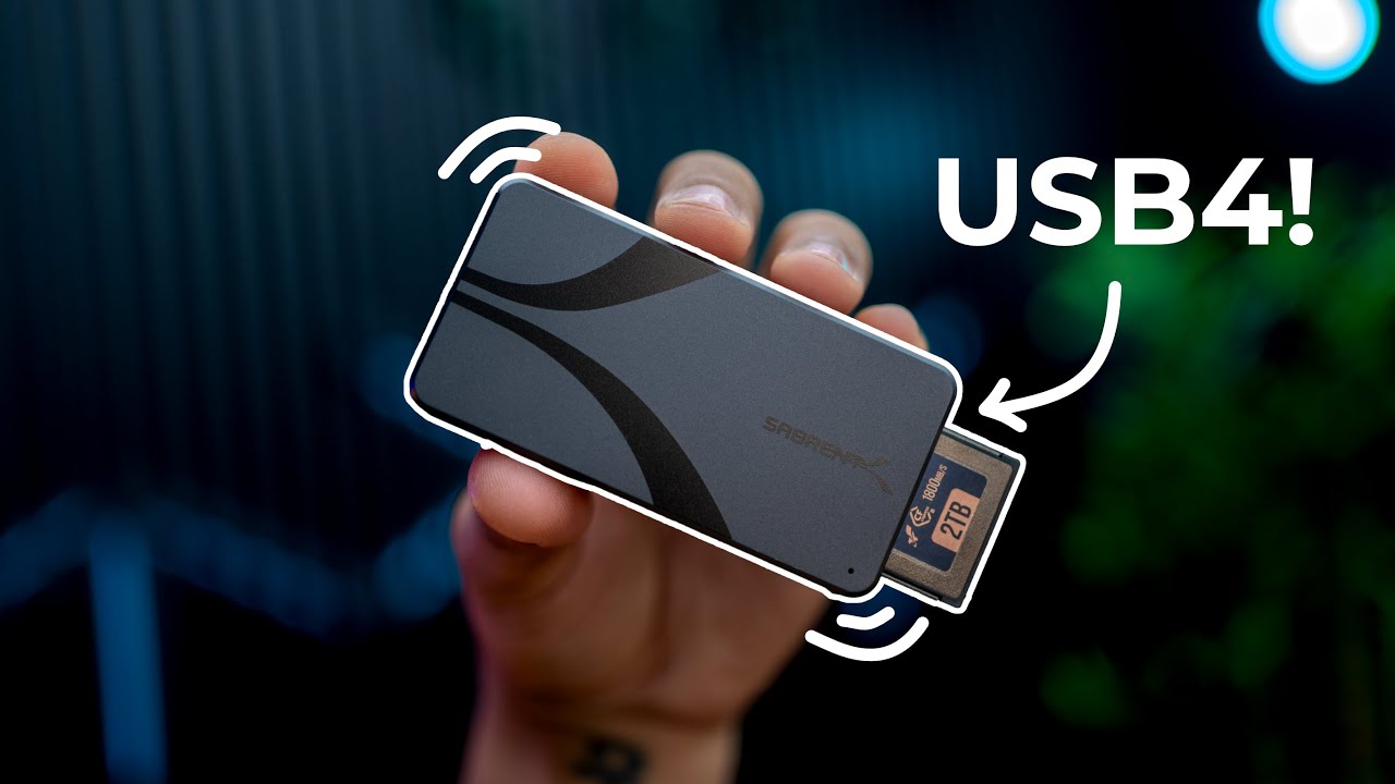 Sabrent USB4 CFexpress Type B Card Reader Showcase | CR-U4XB